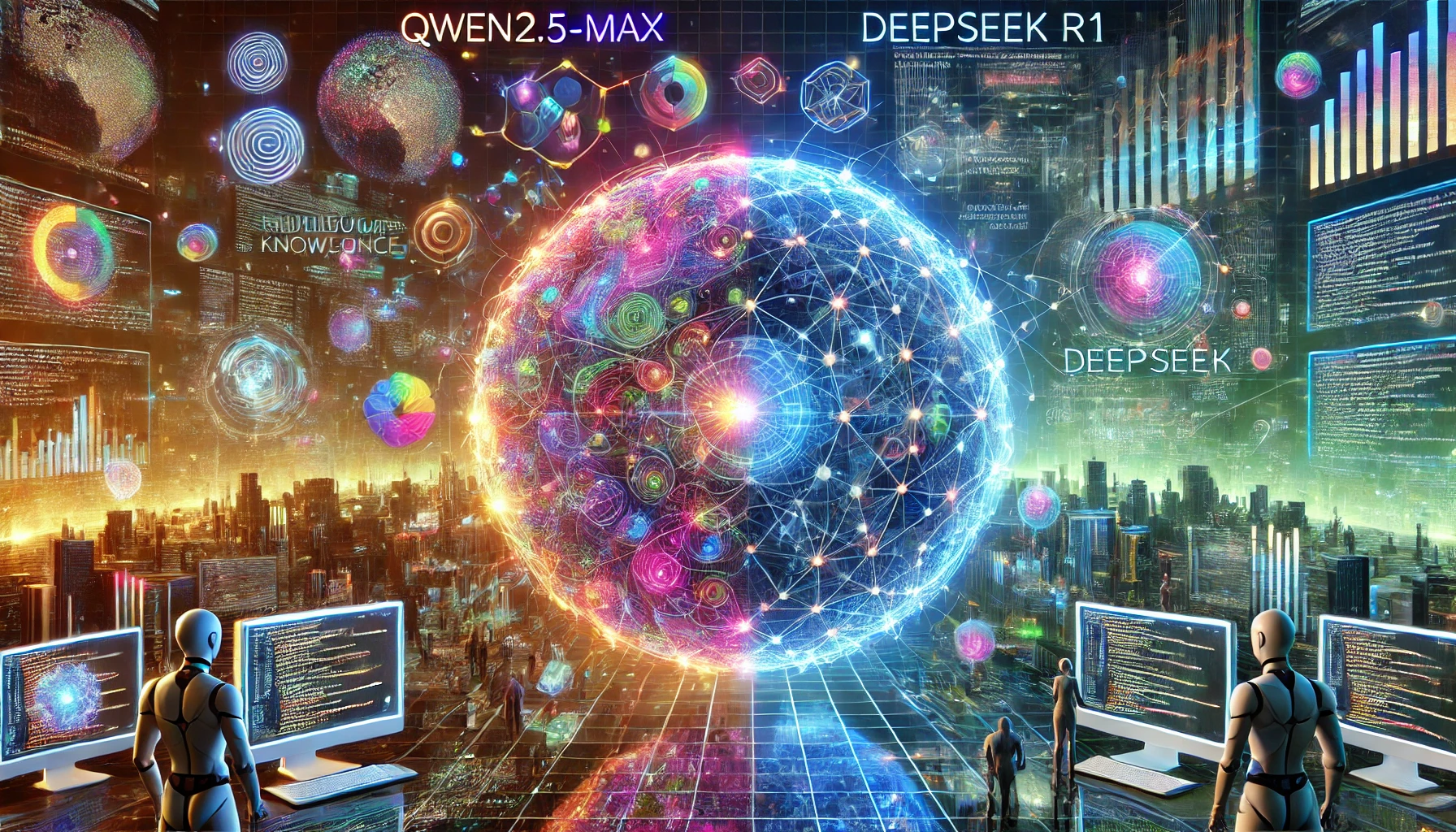 Qwen2.5-max and DeepSeek R1,